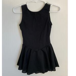 Motionwear Black Skirted leotard size small 4-6‎